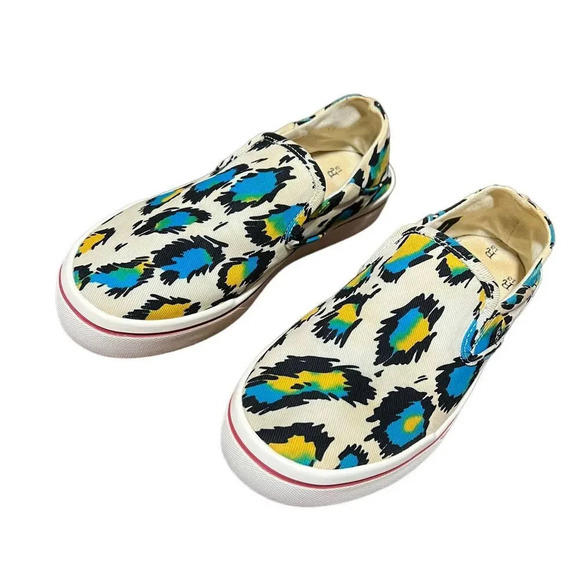 R13 Slip Sneaker Colorful Leopard Sneaker - Picture 6 of 13
